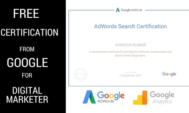 Free Certificate For Google AdWords & Analytics 2018 | Digital Marketing Course
