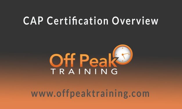 CAP Certification Overview