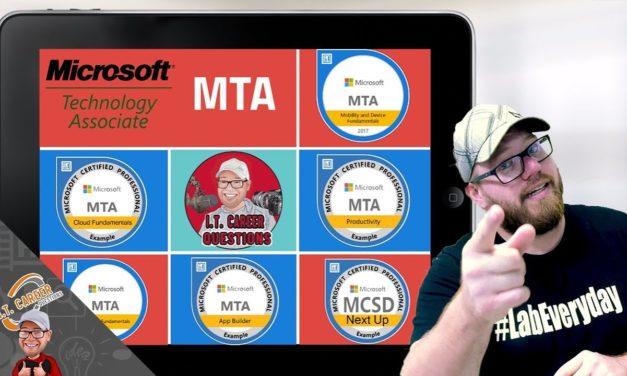 What is the MTA Certification?  Microsoft Technology Associate