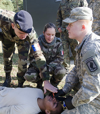 US medics train with international partners