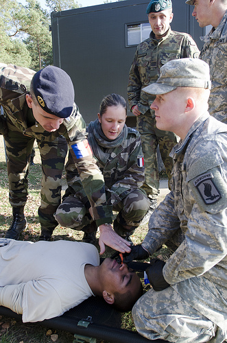 US medics train with international partners