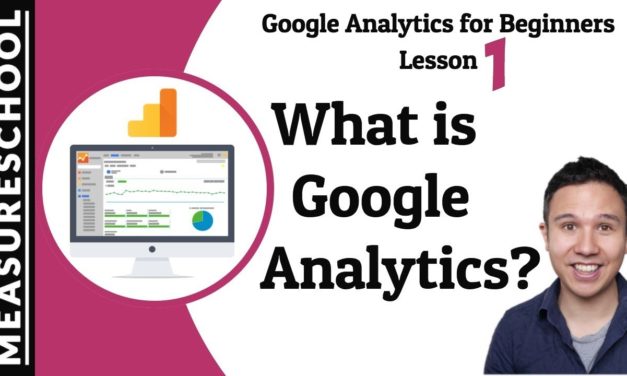Quick Google Analytics Introduction [Lesson 1]