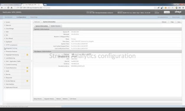 Caching TOP URLs with NetScaler Action Analytics