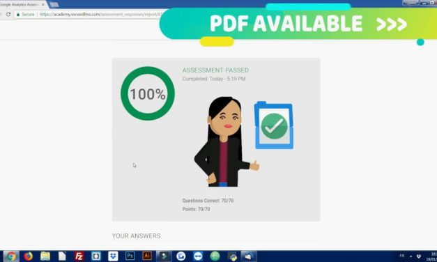 Google Analytics Assessment exam answers   Academy for ads