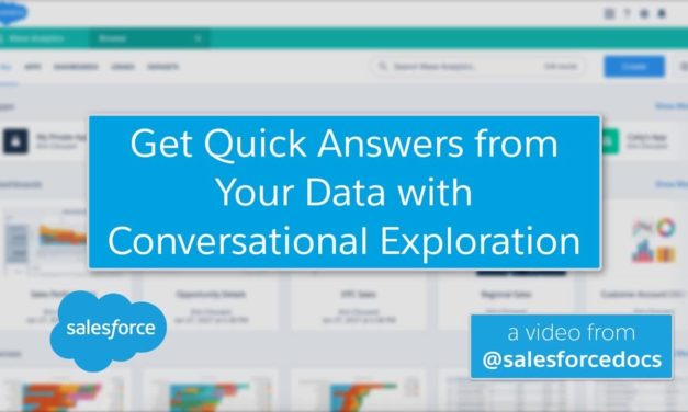 Get Quick Answers about Your Einstein Analytics Data using Conversational Exploration