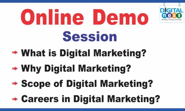 Digital Marketing Course Online training Demo Tutorial | Digital nest
