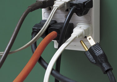 Holiday Fire Safety – Overloaded electrical outlet