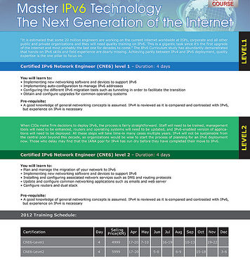 IPv6 Certification