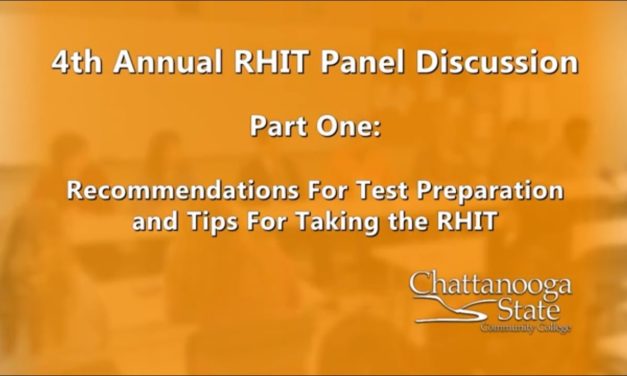 Health Information RHIT Cert. Exam Tips